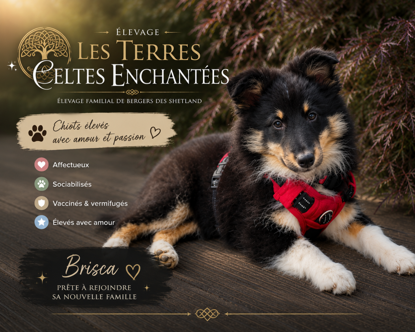 Des Terres Celtes Enchantées - Chiots disponibles - Shetland Sheepdog